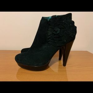 Steve Madden Suede Heel Booties